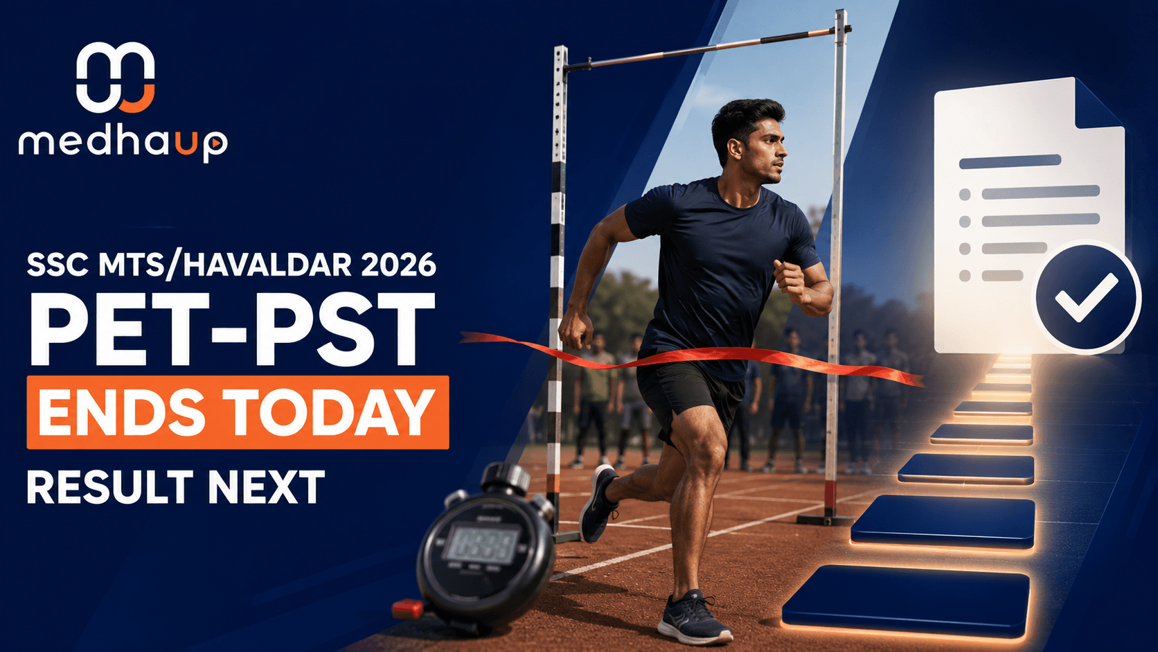 SSC MTS/Havaldar PET-PST 2026 Ends Today: What Happens Next, Result & Merit List Process