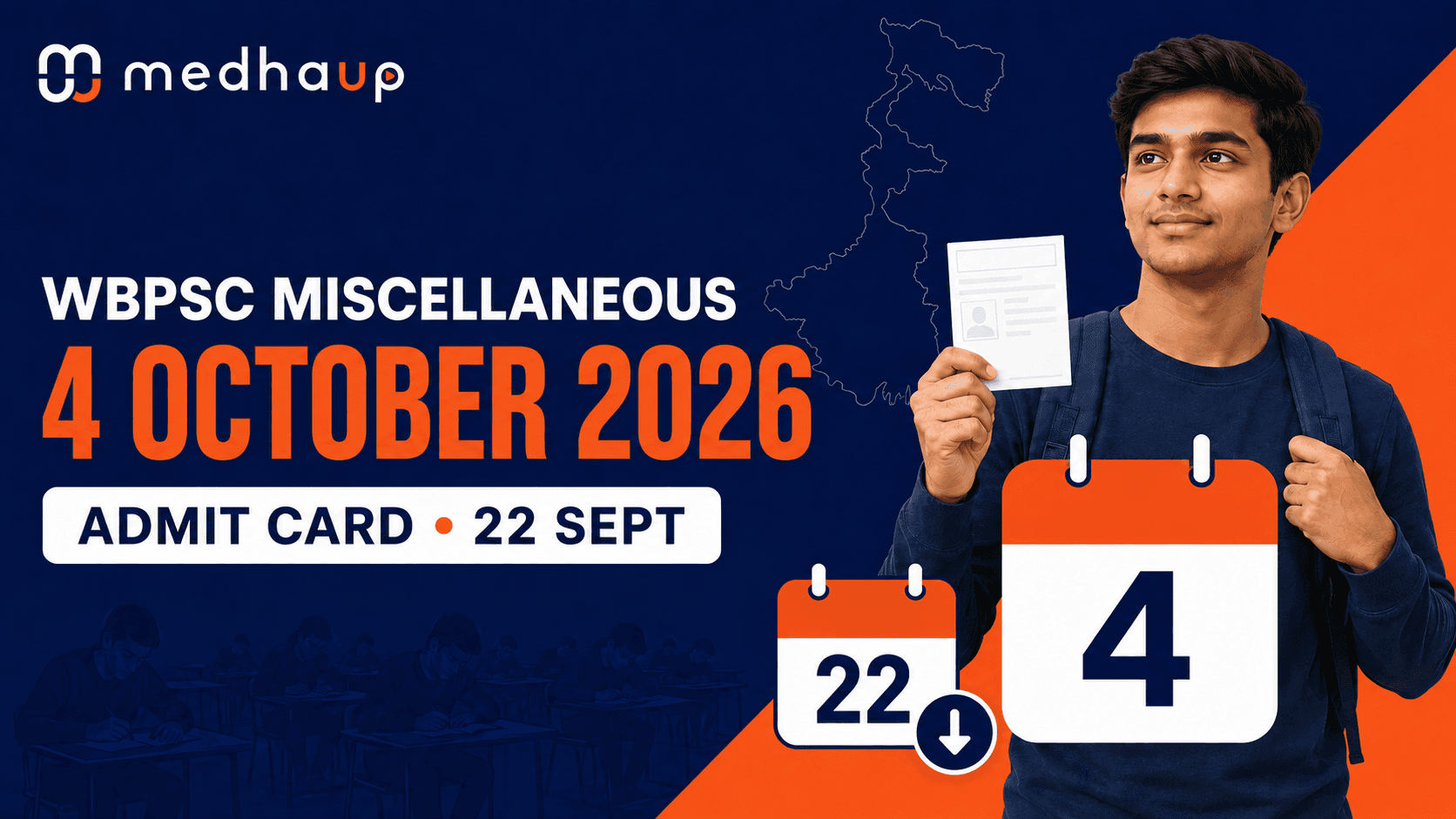 WBPSC Miscellaneous Exam Date 2026 OUT: Preliminary Exam on 4 October, Admit Card From Sept 22