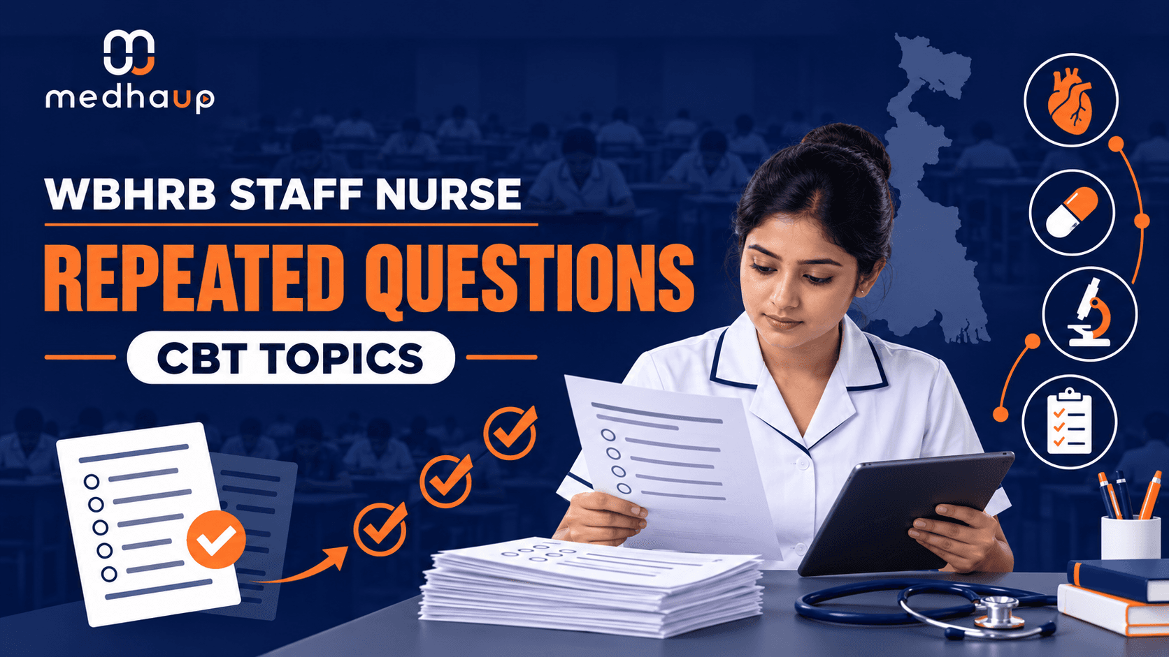 WBHRB Staff Nurse Previous Year Questions: Most Repeated Nursing Topics for CBT