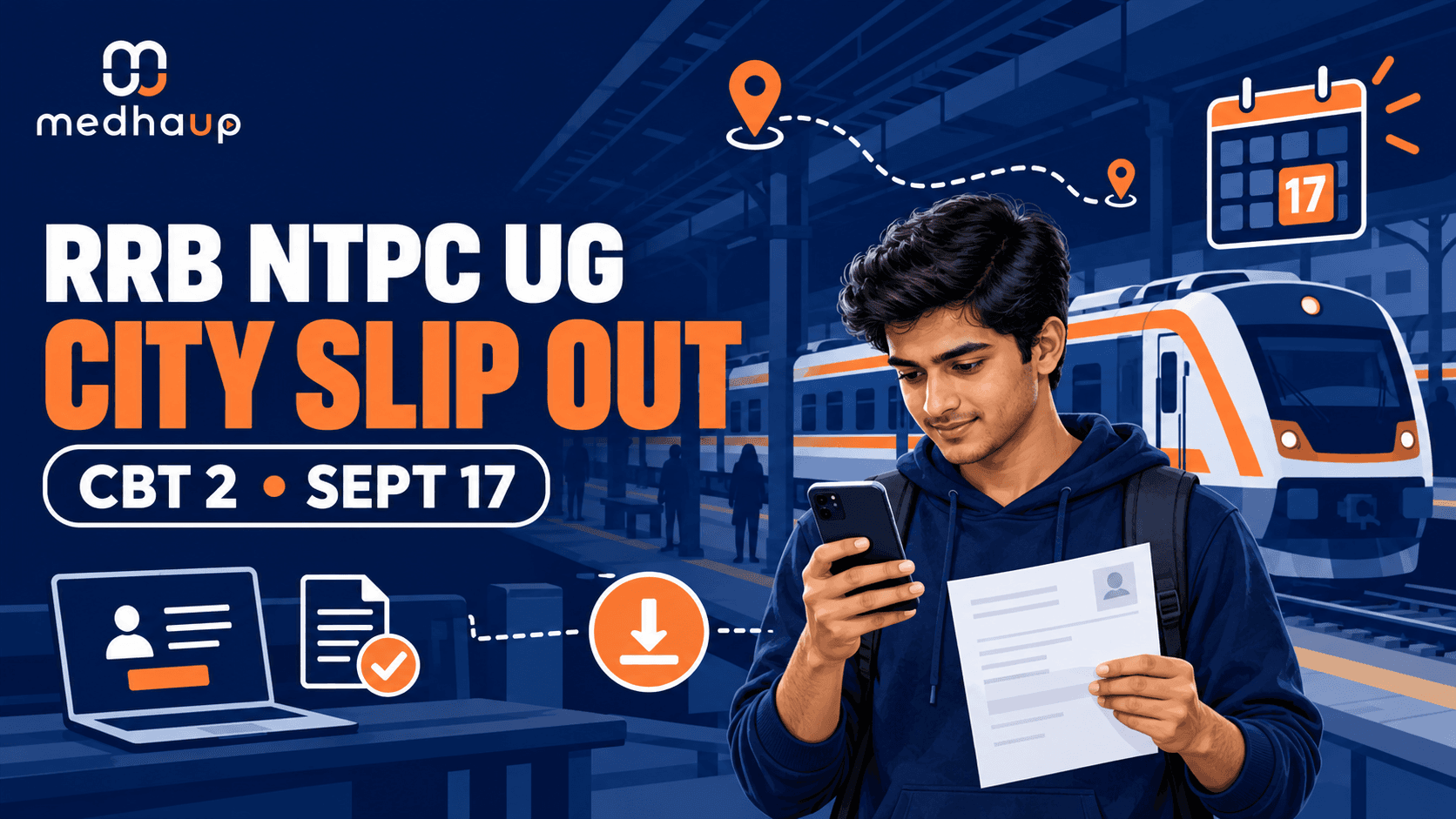 RRB NTPC UG CBT 2 City Intimation Slip 2026 OUT: Check Exam City, Date, Admit Card & Download Link