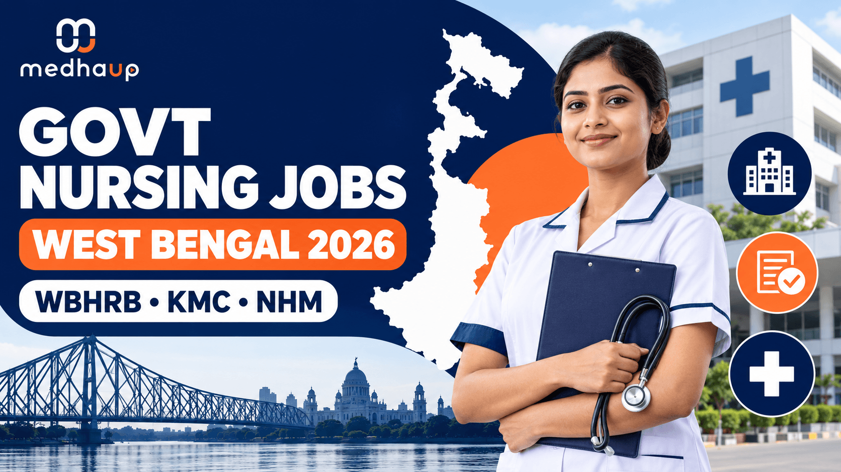 Government Nursing Jobs in West Bengal 2026: WBHRB, KMC, NHM & Other Staff Nurse Vacancies