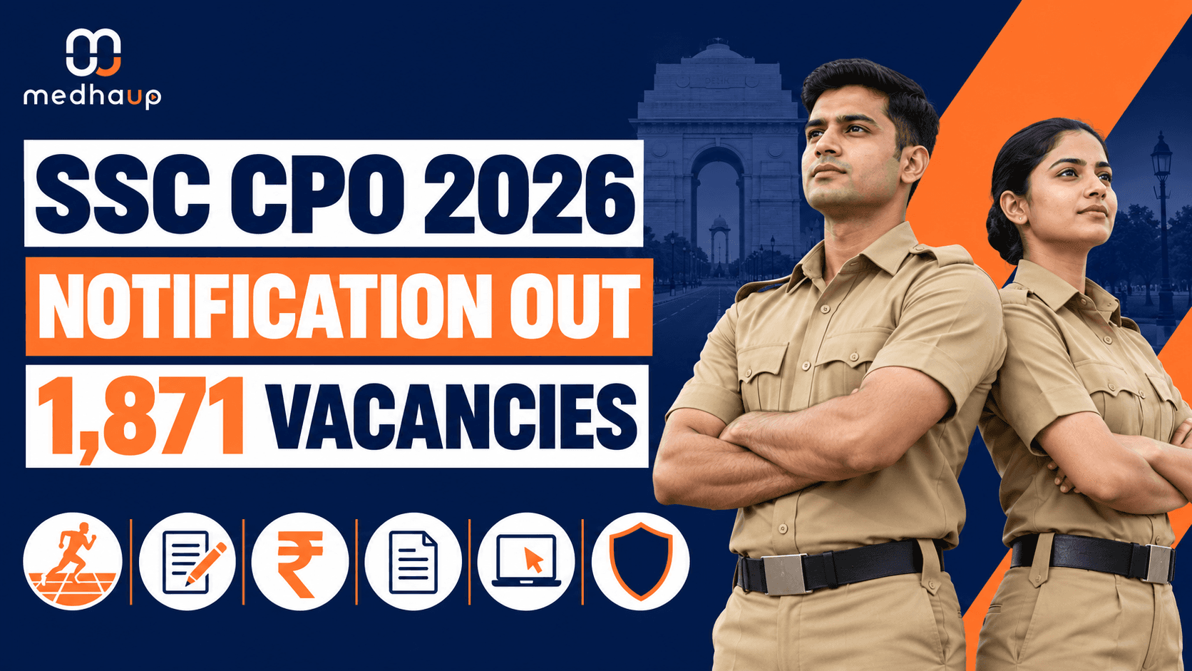 SSC CPO 2026 Notification OUT: 1,871 Delhi Police & CAPF SI Vacancies, Eligibility, PET/PST, Salary & Apply Online